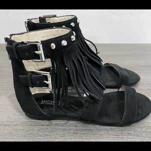 Michael Kors Suede Billy Sandals - like new!
